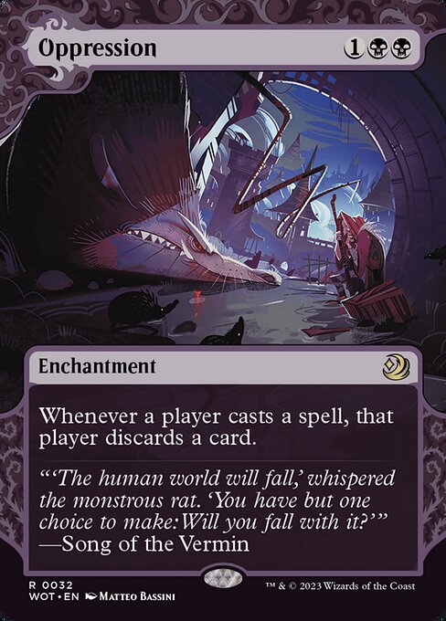 Wilds of Eldraine: Enchanting Tales - 32 - Oppression - Rare