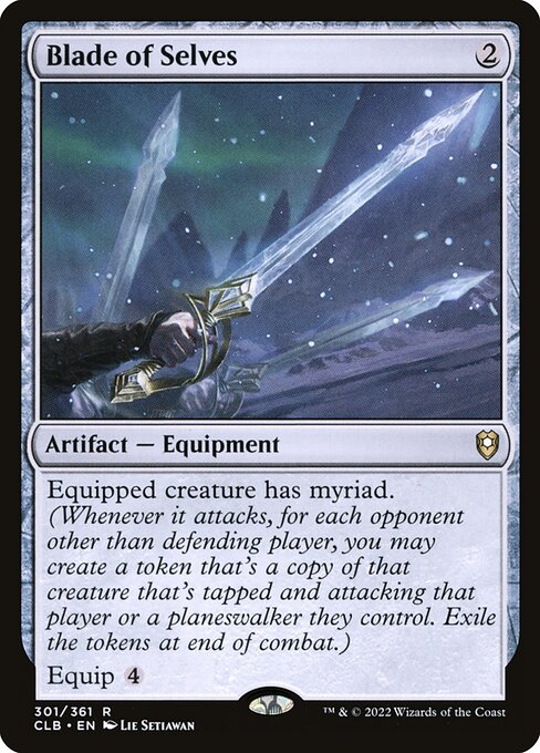 Commander Legends: Battle for Baldur's Gate - 301 - Blade of Selves - Rare - Foil