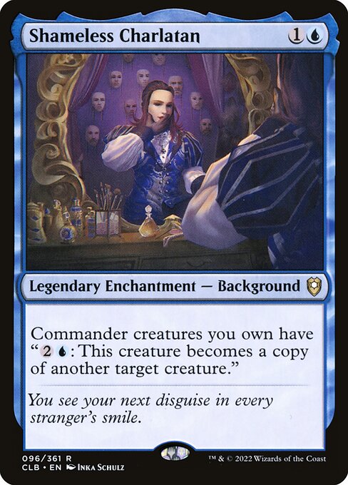 Commander Legends: Battle for Baldur's Gate - 96 - Shameless Charlatan - Rare