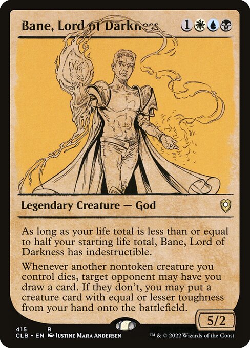 Commander Legends: Battle for Baldur's Gate - 415 - Bane, Lord of Darkness - Rare