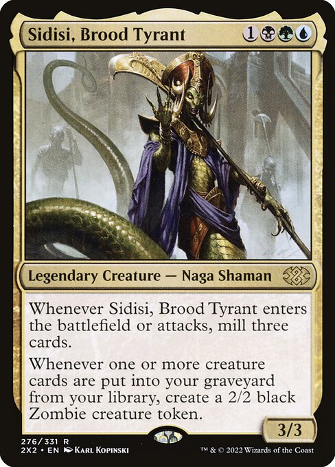 Double Masters 2022 - 276 - Sidisi, Brood Tyrant - Rare