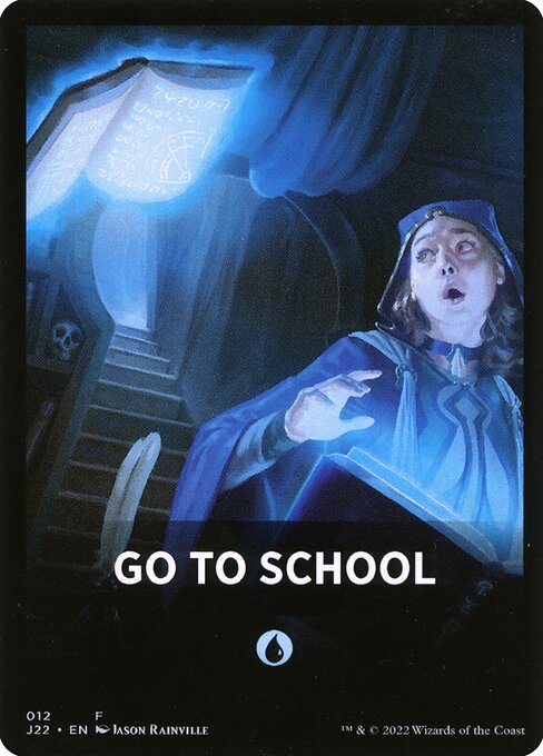 Jumpstart 2022 Front Cards - 12 - Go to School - Rare