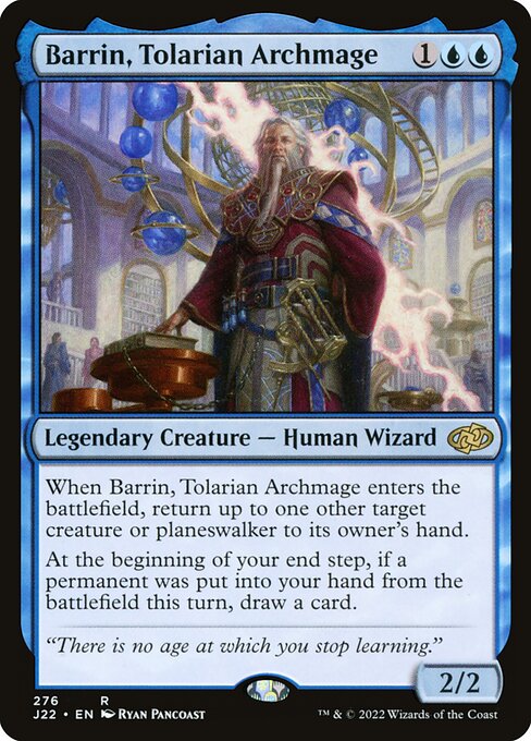 Jumpstart 2022 - 276 - Barrin, Tolarian Archmage - Rare