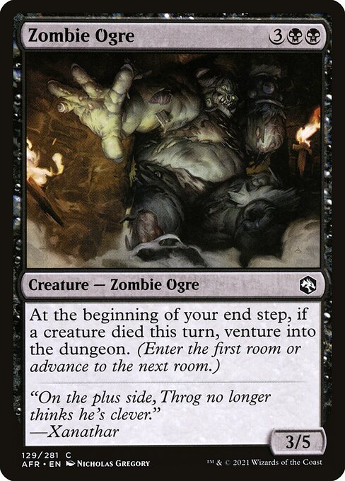Adventures in the Forgotten Realms - 129 - Zombie Ogre - Common