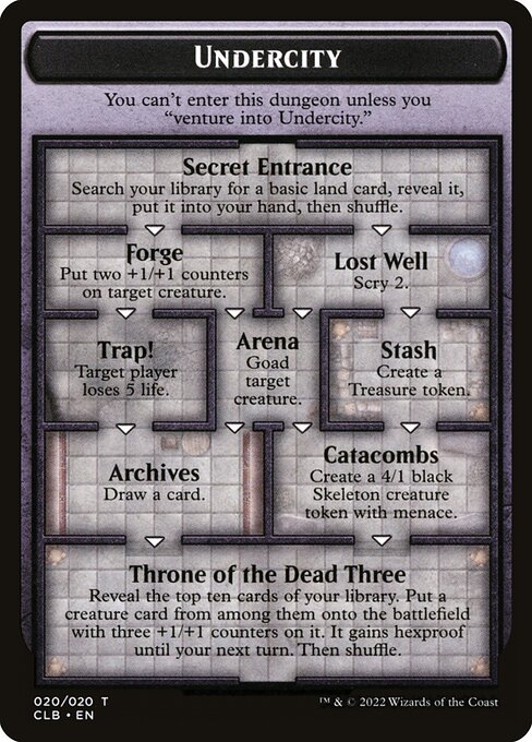 Battle for Baldur's Gate Tokens - 20 - Undercity // The Initiative - Common