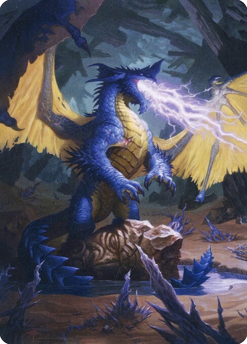 Adventures in the Forgotten Realms Art Series - 73 - Blue Dragon // Blue Dragon - Common