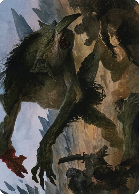 Adventures in the Forgotten Realms Art Series - 21 - Loathsome Troll // Troll - Common