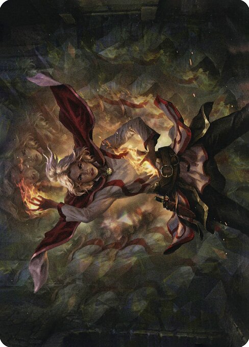 Adventures in the Forgotten Realms Art Series - 31 - Delina, Wild Mage // Delina, Wild Mage - Common