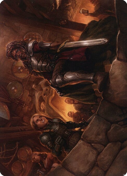 Adventures in the Forgotten Realms Art Series - 36 - Veteran Dungeoneer // Veteran Dungeoneer - Common