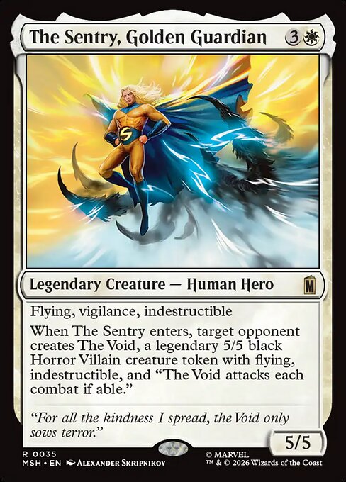 Marvel Super Heroes - 35 - The Sentry, Golden Guardian - Rare