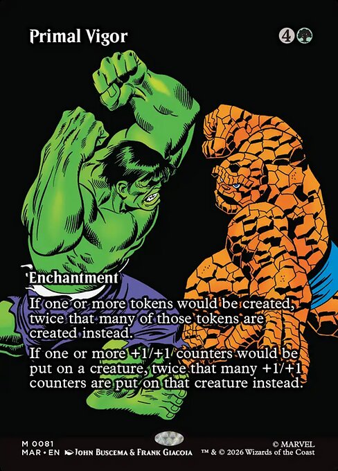 Marvel Universe - 81 - Primal Vigor - Mythic