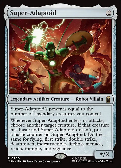 Marvel Super Heroes - 250 - Super-Adaptoid - Rare