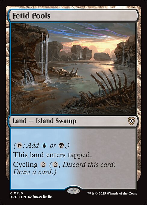 Aetherdrift Commander - 156 - Fetid Pools - Rare