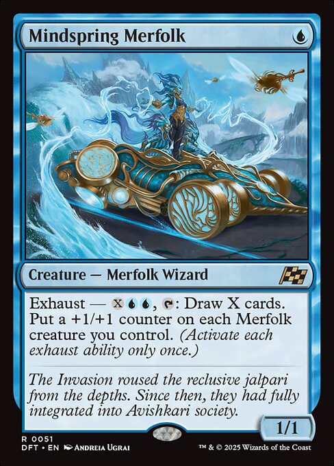 Aetherdrift - 51 - Mindspring Merfolk - Rare