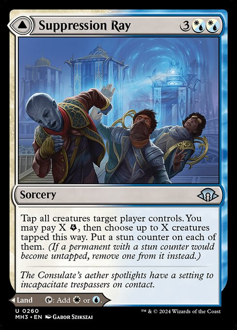Modern Horizons 3 - 260 - Suppression Ray // Orderly Plaza - Uncommon
