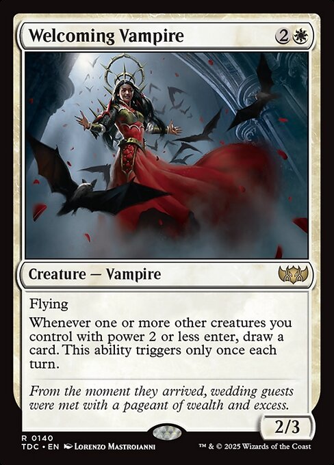 Tarkir: Dragonstorm Commander - 140 - Welcoming Vampire - Rare