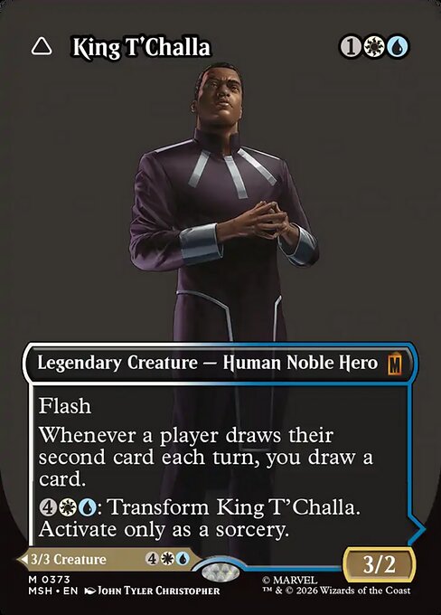 Marvel Super Heroes - 373 - King T'Challa // Black Panther, Hope Enduring - Mythic