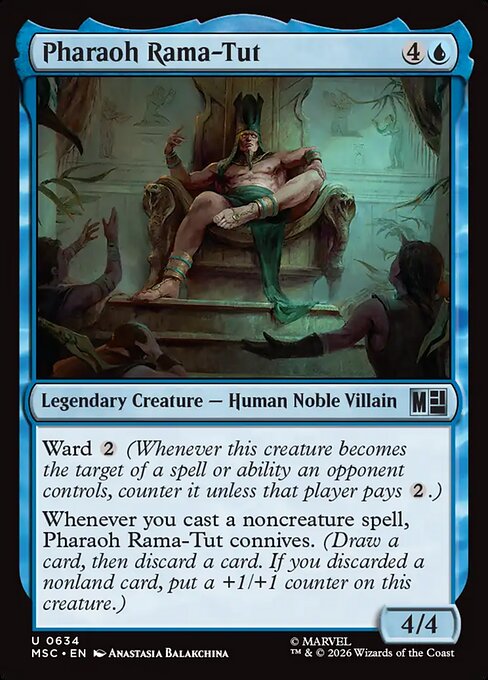Marvel Super Heroes Commander - 634 - Pharaoh Rama-Tut - Uncommon - Foil