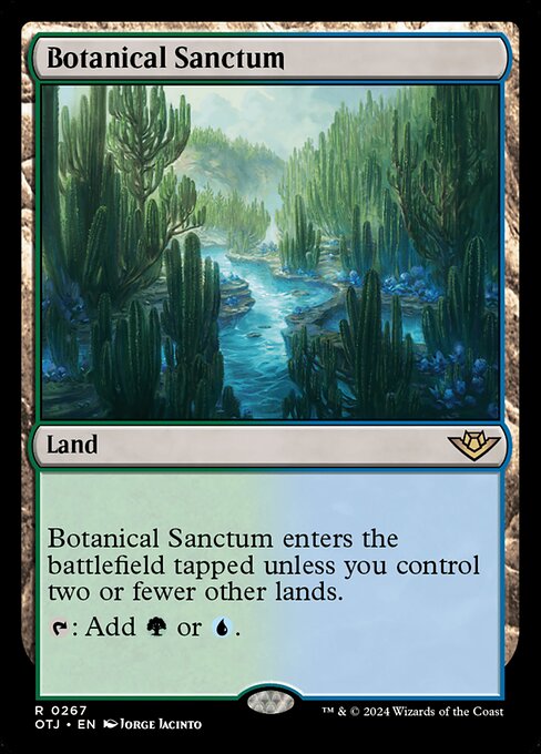 Outlaws of Thunder Junction - 267 - Botanical Sanctum - Rare