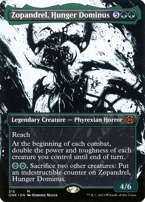 Phyrexia: All Will Be One - 315 - Zopandrel, Hunger Dominus - Mythic