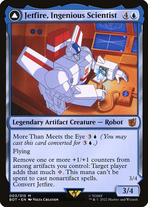 Transformers - 3 - Jetfire, Ingenious Scientist // Jetfire, Air Guardian - Mythic
