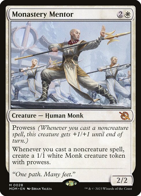 March of the Machine - 28 - Monastery Mentor - Mythic