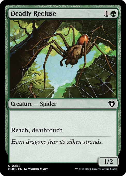 Commander Masters - 282 - Deadly Recluse - Common