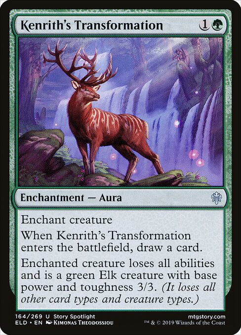 Throne of Eldraine - 164 - Kenrith's Transformation - Uncommon