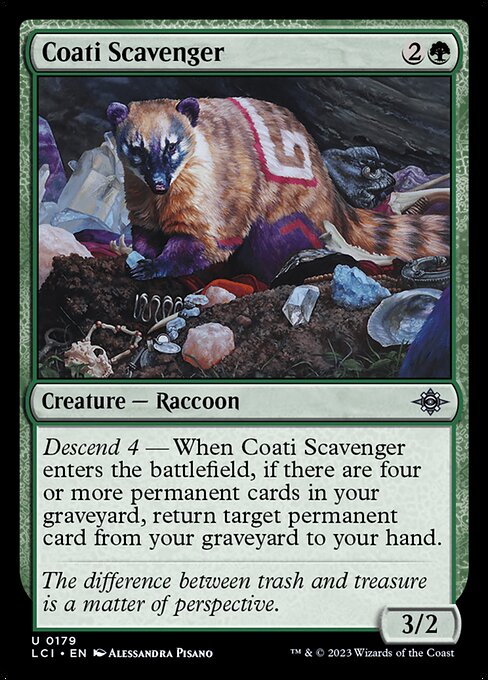 The Lost Caverns of Ixalan - 179 - Coati Scavenger - Uncommon