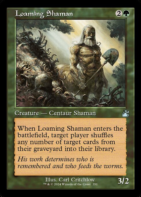 Ravnica Remastered - 351 - Loaming Shaman - Uncommon
