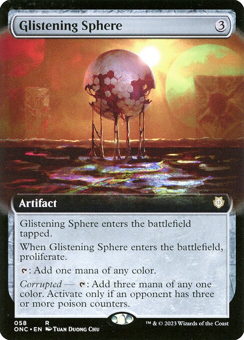 Phyrexia: All Will Be One Commander - 58 - Glistening Sphere - Rare