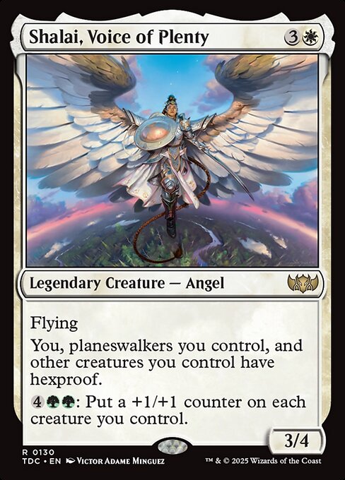 Tarkir: Dragonstorm Commander - 130 - Shalai, Voice of Plenty - Rare