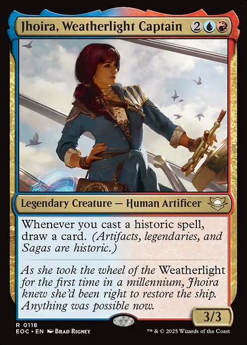 Edge of Eternities Commander - 118 - Jhoira, Weatherlight Captain - Rare