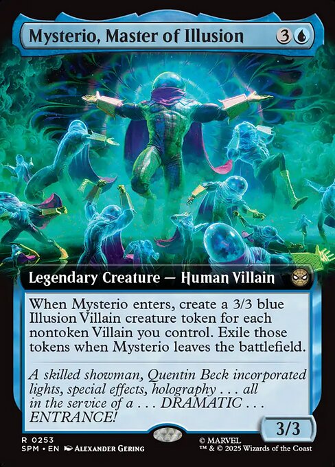 Marvel's Spider-Man - 253 - Mysterio, Master of Illusion - Rare - Extended Art Foil