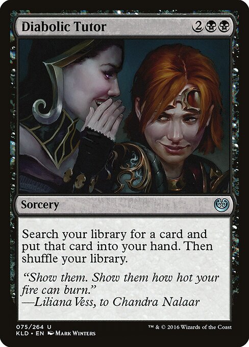 Kaladesh - 75 - Diabolic Tutor - Uncommon