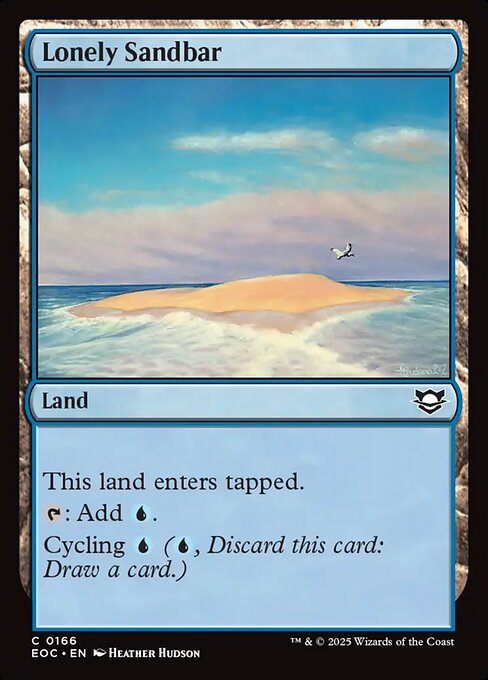 Edge of Eternities Commander - 166 - Lonely Sandbar - Common