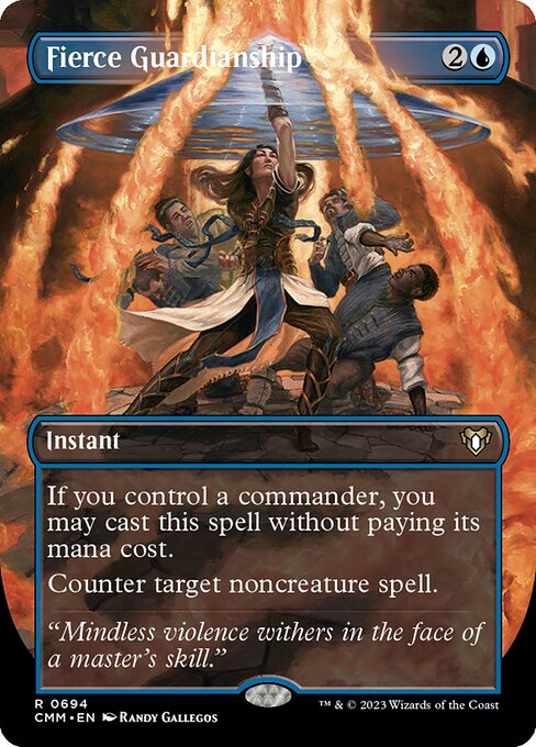 Commander Masters - 694 - Fierce Guardianship - Rare