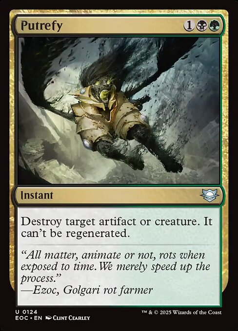 Edge of Eternities Commander - 124 - Putrefy - Uncommon