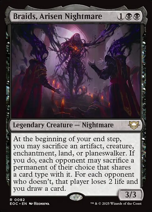 Edge of Eternities Commander - 82 - Braids, Arisen Nightmare - Rare