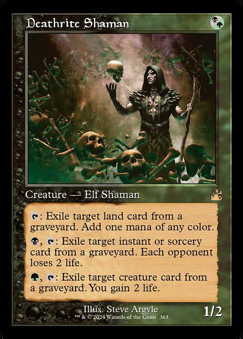 Ravnica Remastered - 363 - Deathrite Shaman - Rare