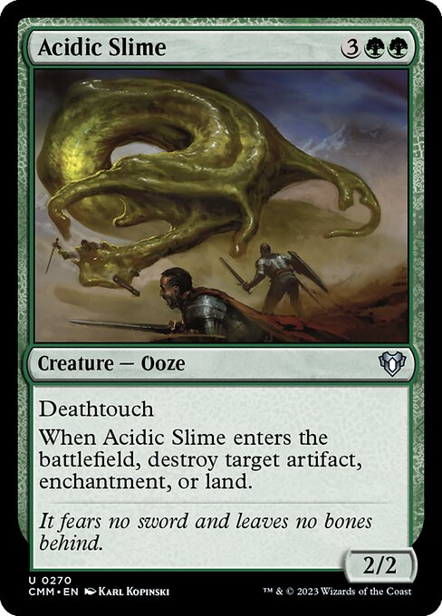 Commander Masters - 270 - Acidic Slime - Uncommon