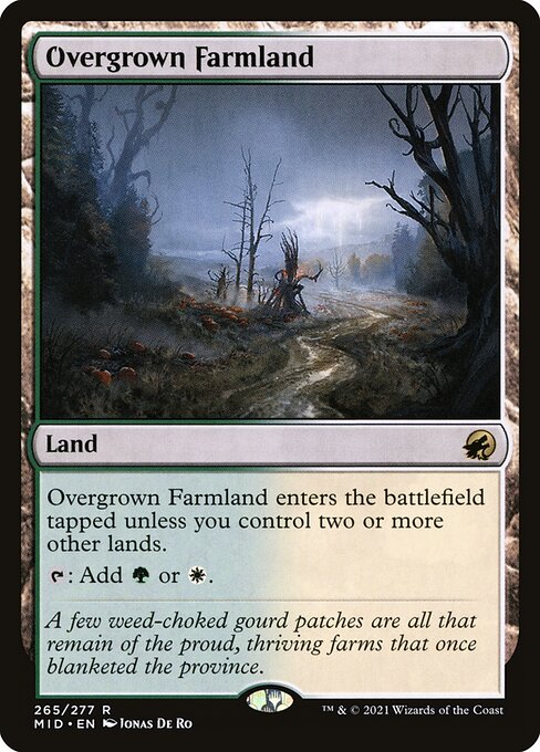 Innistrad: Midnight Hunt - 265 - Overgrown Farmland - Rare