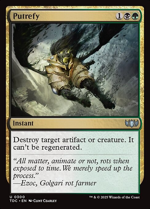 Tarkir: Dragonstorm Commander - 300 - Putrefy - Uncommon