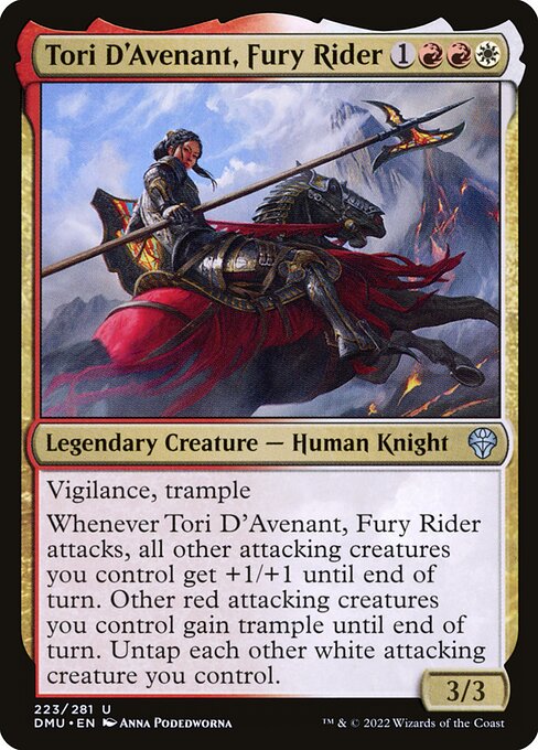 Dominaria United - 223 - Tori D'Avenant, Fury Rider - Uncommon