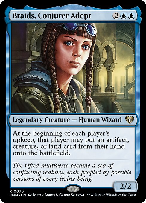 Commander Masters - 76 - Braids, Conjurer Adept - Rare