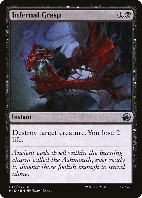 Innistrad: Midnight Hunt - 107 - Infernal Grasp - Uncommon