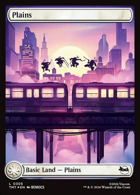 Teenage Mutant Ninja Turtles - 305 - Plains - Common - Surge Foil