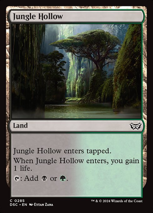 Duskmourn: House of Horror Commander - 285 - Jungle Hollow - Common