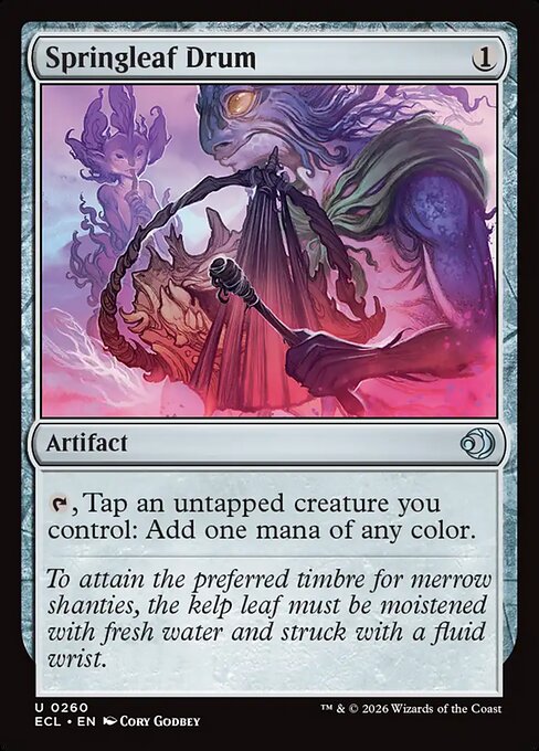 Lorwyn Eclipsed - 260 - Springleaf Drum - Uncommon