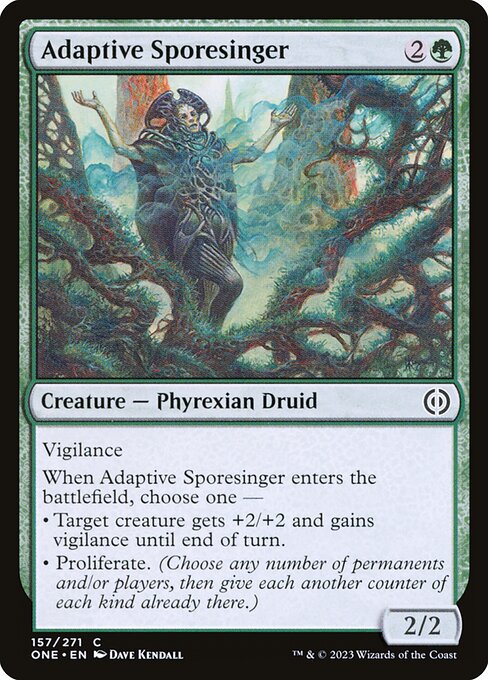 Phyrexia: All Will Be One - 157 - Adaptive Sporesinger - Common